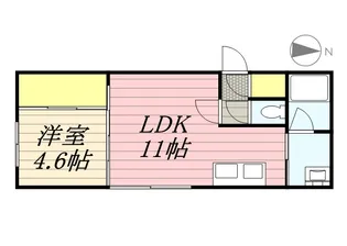 グランドサクセス行啓通【0501号室】の間取り