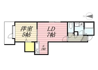 ラピスラズリ【106号室】の間取り