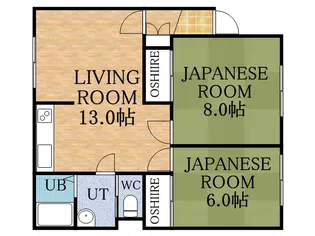 もたいマンション【101号室】の間取り