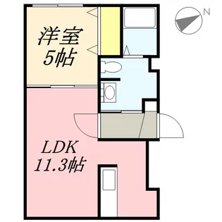 パールハイム桑園【0205号室】の間取り