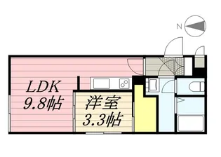 CENTRAL PARK南12条【3階】の間取り