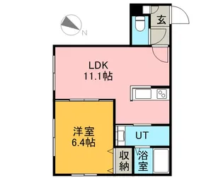 A BOND【305号室】の間取り