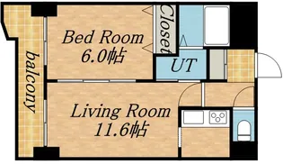 ティアラN5【6階】の間取り