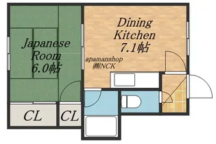 タイガーマンション【22号室】の間取り