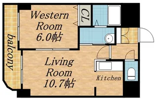 ティアラN6【10階】の間取り