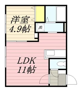 BREEZE南11条【1階】の間取り