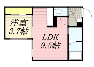 KOTONI GROOVE【3階】の間取り