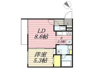 ラウレア八軒【1階】の間取り