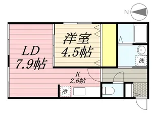 CHOUCHOU SOUTH FOREST(シュシュサウスフォレ【2階】の間取り