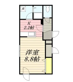 ファランドール大通東 II【4階】の間取り