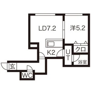 フォレスト【205号室】の間取り