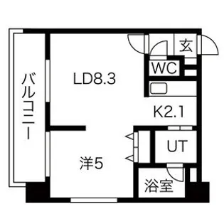 MYプラザ円山公園【3階】の間取り