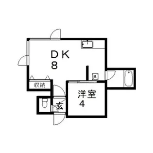 サンハウス【202号室】の間取り