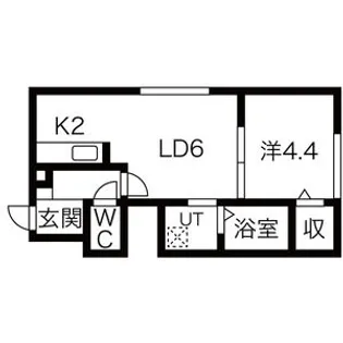 GLASS(グラス)【1階】の間取り