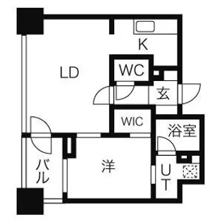 プライムメゾン鴨々川【11階】の間取り