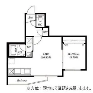 NORDESTA旭ヶ丘(ノルデスタ旭ヶ丘)【0207号室】の間取り