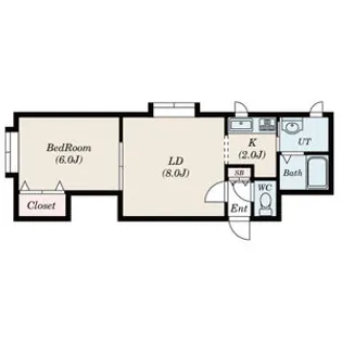 GOLD WIN【101号室】の間取り