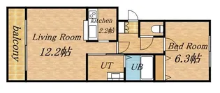ノーベルコートS4【205号室】の間取り