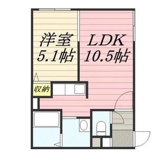 HM発寒4・2【3階】の間取り