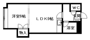 宮の森ハイツ【0207号室】の間取り