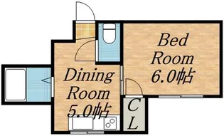 ファイン南6条【0202号室】の間取り