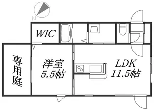 CURTIS HASSAMU(カルティス発寒)【1階】の間取り