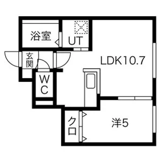 ルアーナ円山【4階】の間取り