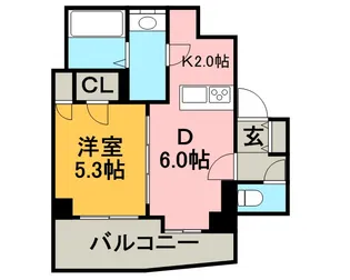 ステージ大通【5階】の間取り