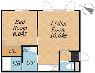 ポプラ館【205号室】の間取り