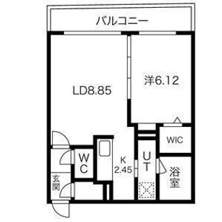 コローレ宮の沢【3階】の間取り