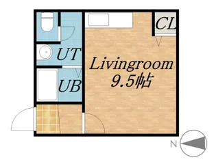 マイルーム澄川【A401号室】の間取り