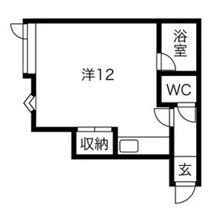 ローヤルハイツ南5条【2階】の間取り