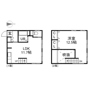 シークエンス620A【3c号室】の間取り