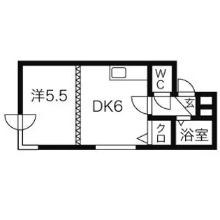 ノースコートフタバ南円山【3階】の間取り