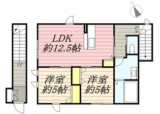 ジュエル宮の森【2階】の間取り