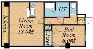 RAFILIA SAPPORO (ラフィリアサッポロ)【11階】の間取り
