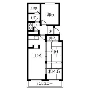 サンギャラリーハイツ山鼻【409号室】の間取り