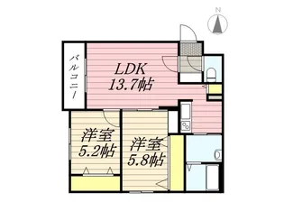 GRAN FELICIA S24(グランフェリシアS24)【2階】の間取り