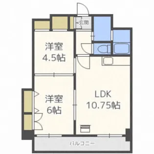 プレジャーランド【5階】の間取り