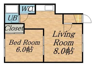 野口マンション【205号室】の間取り