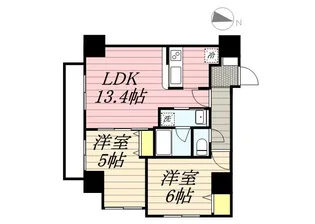 ラクラス円山公園【0901号室】の間取り