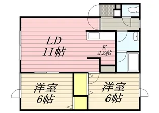 パーセルN14【2階】の間取り