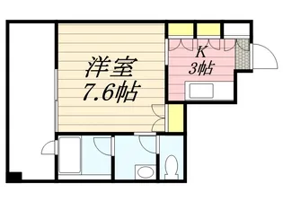 ラフィネタワー札幌南3条【0502号室】の間取り