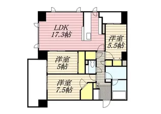 コンフォリア札幌植物園【11階】の間取り