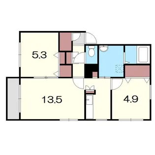 ディアス発寒中央E【2階】の間取り