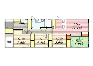 プランドール円山表参道【3階】の間取り