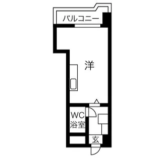 ローヤルハイツ南7条【9階】の間取り