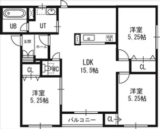 プロスペリテ【00202号室】の間取り