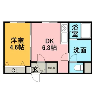 ステラレジデンス南沢【203号室】の間取り