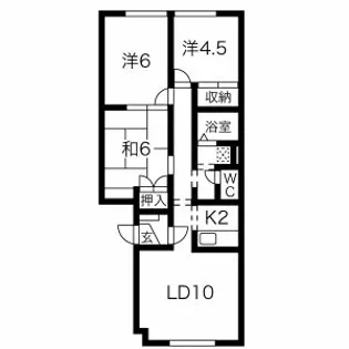 メイユール27【2階】の間取り